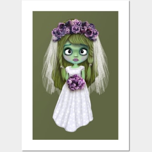 Spooky bride Posters and Art